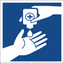 Знак безопасности NPU-1818.EC11''Обработка рук антисептиком'' - a26746 BS