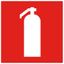 Этикетка самоклеящаяся 150х150мм ''Огнетушитель'' IEK - LPC10-1-15-15-OGNT