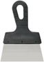 Шпатель лезвие нержавеющая сталь пластиковая ручка 150мм MOS 06565М