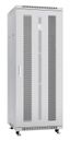 Шкаф монтажный телекоммуникационный напольный ND-05C-32U60/60 19дюйм для распред. и серверн. оборудования 32U 600х600х1610мм передн. задн. перфорир. двери ручка с замком сер. (RAL 7035) Cabeus 7710c