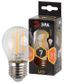 Лампа светодиодная F-LED P45-7W-827-E27 Лампы СВЕТОДИОДНЫЕ ЭРА (филамент, шар, 7Вт, тепл, E27) | Б0027948