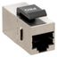 Адаптер проходной TERACOM PRO Cat.6 экранированный RJ45-RJ45 тип Keystone | TRP-INLC-KSTN-6FTP EKF