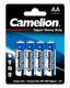 Элемент питания солевой AA/R6 R6P-BP4B BL-4 син. (блист.4шт) Camelion 3215