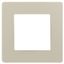 Рамка для розеток и выключателей серия 12 12-5101-02 на 1 пост, сатин, слоновая кость | Б0052500 ЭРА