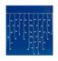 Гирлянда светодиодная "Бахрома" ULD-B3010-200/DTA BLUE IP20 200LED с контроллером Uniel 07950