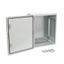 Корпус пластиковый с монтажной панелью ЩМП IP65 серая дверь 500х400х240 | PR08.26485 Промрукав Строитель