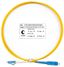 Шнур оптический FOP(s)-9-LC-SC-1m simplex LC-SC 9/125 sm 1м LSZH Cabeus 7377c