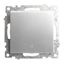 Переключатель 1-клавишный (механизм), 250В, 10А, серия Катрин, серебро, GLS10-7105-03 | 39576 STEKKER FERON