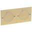 Блок встраиваемый 2х2м IP44 бронз. Leg 089712 Legrand