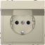 Розетка 1-м СП Merten D-Life 16А IP20 с заземл. крышкой SD сахара SchE MTN2310-6033 Schneider Electric