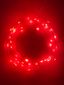 Гирлянда светодиодная Нить 5 м красный свет, на эл.пит.АА ENIN -5NR IP20 (100/2500) | Б0047963 ЭРА