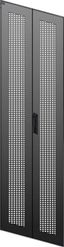 Дверь перфорированная двустворчатая для шкафа LINEA N 47U 600мм черная - LN05-47U6X-D2P IEK