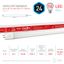 Лампа светодиодная LED 24Вт G13 4000К ЭКО smd T8-24w-840-G13 1500mm ECO | Б0032978 ЭРА