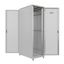 Шкаф напольный универсальный серверный NTSS R 22U 600х1000мм, 4 профиля 19, двери перфорированная и сплошная металл, боковые стенки съемные, регулируемые опоры, разобранный, серый RAL 7035 - УТ000100332 NTSS-R22U60100PD