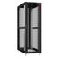 Шкаф серверный 45U 600х1070 передняя дверь: одностворчатая перфорированная IP20. задняя боковые панели: без. цвет: черный RAL9005 - NS 6145.9330 SYSMATRIX