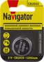 Элемент питания литиевый CR2032 93 823 NBT-CR2032-BP1 (блист.1шт) NAVIGATOR 93823