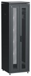 Шкаф напольный сетевой 19' LINEA N 38U 600х600мм передняя распашная перфорированная дверь задняя черный - LN05-38U66-2PP IEK