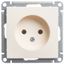 Розетка 1-м СП W59 16А IP20 без заземл. защ. шторок механизм сл. кость SE RS16-153-2-86 APC