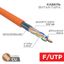 Кабель витая пара F/UTP кат.6 4х2х23AWG ZH нг(А)-HF медь оранж. (305м) (м) Rexant 01-0151 MEET