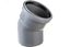 Отвод канализационный 110 х 30 град. - 115110 Ostendorf