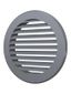 Решетка вентиляционная наружная круглая 161мм фланец 125 сер. StreetLine ERA 12РКН сер ЭРА