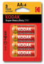 Батарейка Kodak R6-4BL SUPER HEAVY DUTY Zinc [KAAHZ-4] (80/400/26400) - Б0005119