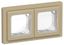 Рамка 2-м СП FLITE Рпро-2-55-ФлХ IP55 хаки IEK FI-M20-32-55-K59