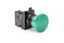 Кнопка нажимная "Грибок" 1НО зел. EMAS CP100MY