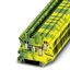 Клемма защитного провода UT 2,5-TWIN-PE | 3044539 Phoenix Contact