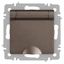 Розетка однофазная скрытого монтажа, в рамку с заземлением без шторок бронза крышкой 16А 250В IP20 винтовые зажимы 6-203-08 Intro Accent - Б0063436 ЭРА