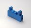 Розетка с винтовыми клеммами (с зажимной клетью) для применения 40.31 реле, применять модули 99.80, синий, Поставляется 095.91.3 пластик. клипсой-держателем - 95833SPA FINDER 95.83.3SPA