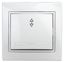 Переключатель 1-кл. СП Plano 10А IP20 1Э-103-01 250В бел. Intro Б0038824 ЭРА