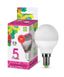 Лампа светодиодная LED-ШАР-standard 5Вт 230В Е14 6500К 450Лм | 4690612024554 ASD