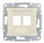 Адаптер Sedna для коннекторов АМР двойной беж. SchE SDN4400647 Schneider Electric