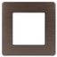 Рамка для розеток и выключателей серия 12 12-5101-13 на 1 пост, сатин, бронза | Б0052506 ЭРА