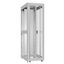 Шкаф серверный 52U 800х1000 передняя дверь: двустворчатая перфорированная IP20. задняя одностворчатая глухой металл IP51. боковые панели: без. цвет: серый RAL7035 - EX 8052.7420 SYSMATRIX