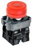 Кнопка LA167-BP45 d=22мм 1з+1р красная | BBT20-BP45-3-22-67-K04 IEK