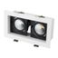 Светильник светодиодный CL-KARDAN-S180x102-2x9W Warm WH-BK 38 deg IP20 металл Arlight 024130