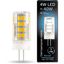 Лампа светодиодная LED 4 Вт 410 Лм 4100К белая G4 капсула 220 В керамика Black Gauss - 107307204