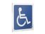 Знак безопасности PT-22228.D02"Символы доступ. для инвалидов всех категорий" Белый свет a21614 BS