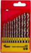 Набор сверл HSS по металлу 1.5; 2; 2.5; 3; 3.2; 3.5; 4; 4.5; 4.8; 5; 5.5; 6; 6.5мм полированные (13 предметов) КУРС 33699