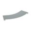 Крышка на угол горизонтальный 45, осн.400, R-600 в комплекте с крепежными элементами и соединительными пластинами, необходимыми для монтажа - LK0460K ДКС