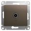 Механизм проходной TV розетки Glossa 4DB шоколад SchE GSL000892 APC