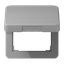 Крышка ударопрочная откидная для штекерных розеток; серая | CD590BFKLGR Jung