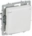Розетка BRITE РСбш10-3-БрАБ 16А IP20 с заземл. защ. шторки крышкой механизм арктич. бел. IEK BR-R16-16-K91