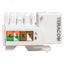 Модуль Keystone TERACOM PRO Cat.6 RJ-45 неэкранированный 110 IDC 90 градусов белый | TRP-KSTN-90D-6UTP-WH EKF