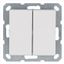 Переключатель перекрестный 2-кл. 10А IP20 механизм бел. глянцевый Jasmart G3014W
