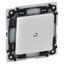 Выключатель 1-кл. СП Valena Life 10А IP44 250В 10AX с подсветкой лицев. панелью механизм бел. Leg 752161 Legrand