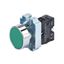 Кнопка управления NP2-BA31 без подсветки зеленая, 1НО, IP40 (R) | 573956 CHINT