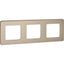 Рамка 3-местная шампань INSPIRIA - 673958 Legrand